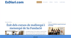 Desktop Screenshot of esdiari.com