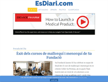 Tablet Screenshot of esdiari.com